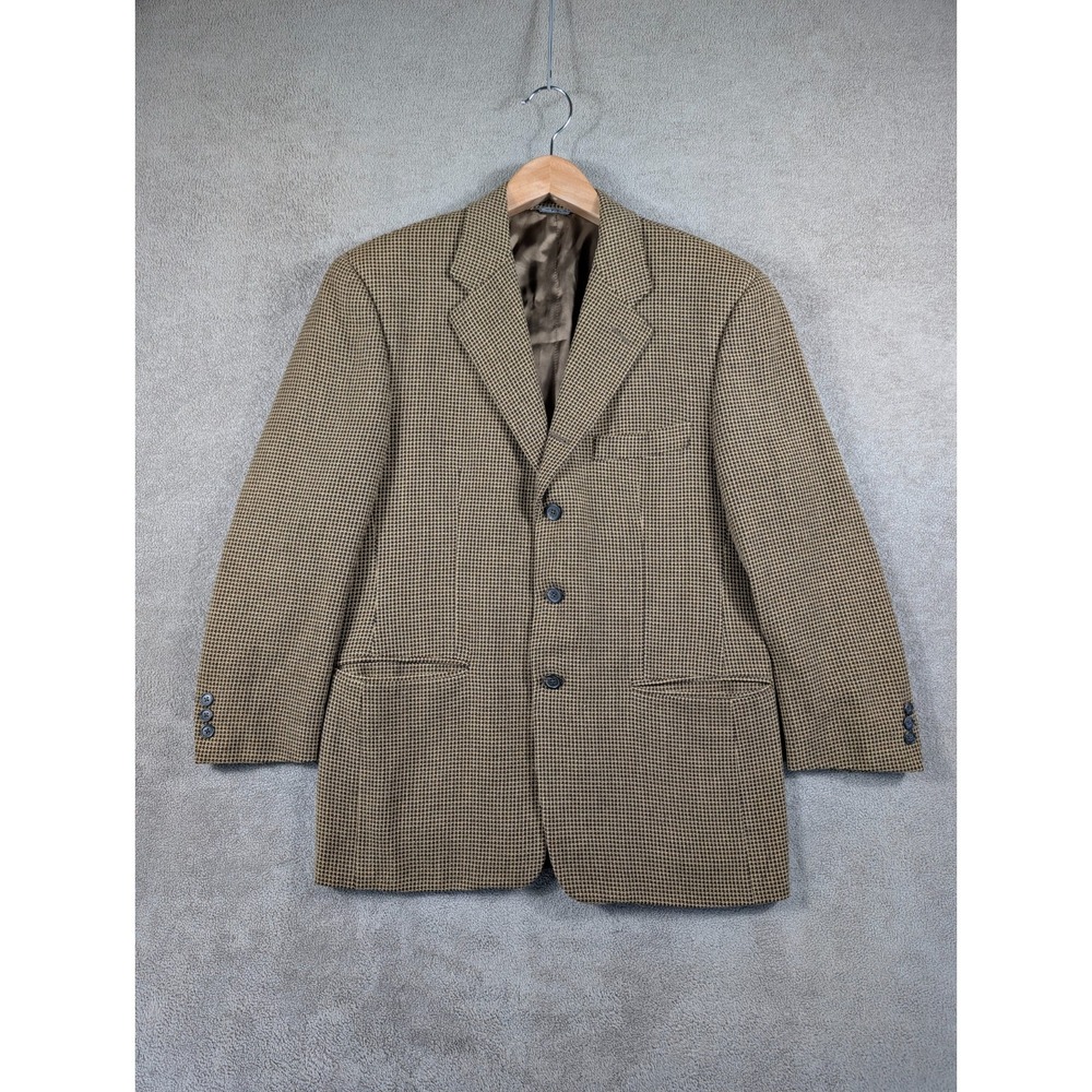 Barneys New York Ronaldus Shamask Sport Coat Mens Brown Lined Business Blazer